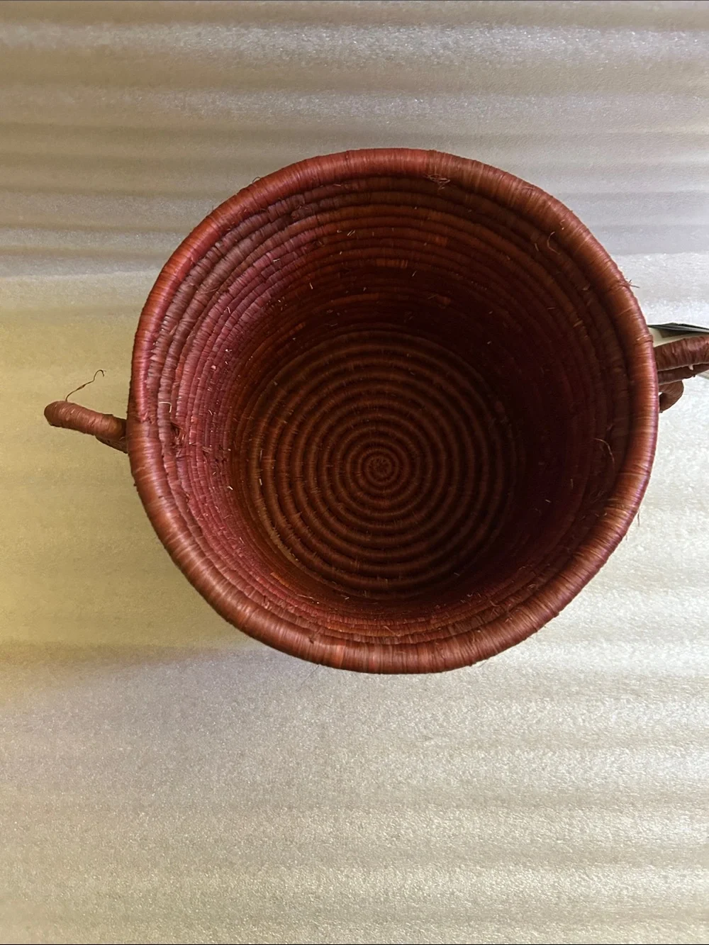Target Rust Red Woven Storage Basket with Ring Handles